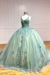 Quinceanera Dress Ball Gown Straps Sweetheart Quinceanera Dresses With Applique