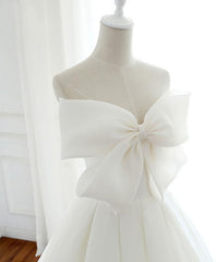 Homecoming Dresses 2031, White Sweetheart Long Prom Dress, White Formal Dress