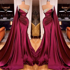 Bridesmaid Dresses Styles, Gorgeous Mermaid Beads Evening Prom Dress WIth Ruffles
