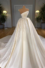 Wedding Dress With Straps, Amazing Ball Gown Wedding Dress With Crystals Online