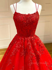 Party Dress Australian, Backless Red Lace Prom Dresses, Red Backless Lace Formal Evening Graduation Dresses