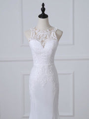 Wedding Dress 2025, Precious Spaghetti Strap Lace Mermaid Wedding Dress