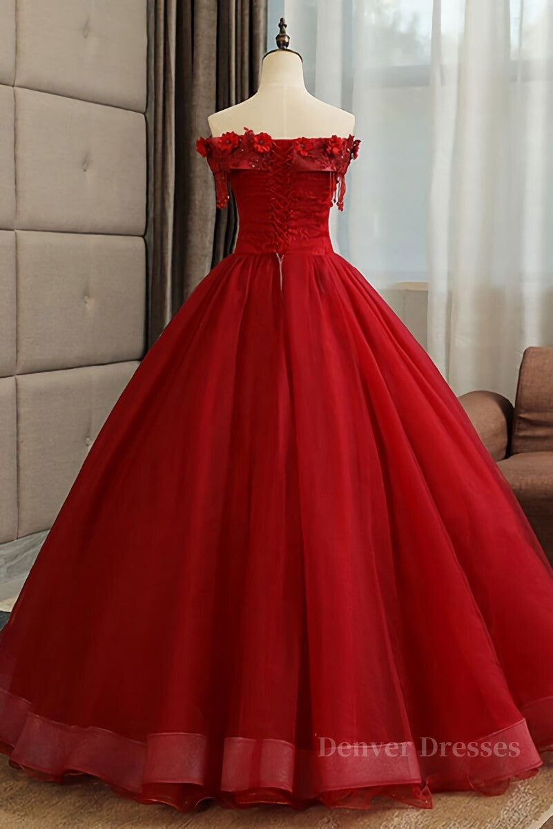 Bridesmaid Dresses Styles Long, Burgundy tulle lace long prom dress burgundy tulle formal dress