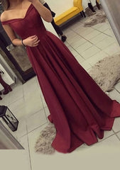 Homecoming Dress Vintage, Charmeuse Prom Dress A-Line/Princess V-Neck Sweep Train