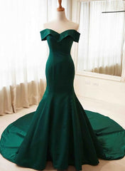 Dress, Charming Sweetheart Long Mermaid Gown, Green Party Dress