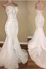 Wedding Dressed Lace, Different Sweetheart Mermaid White Summer Wedding Dresses on Sale