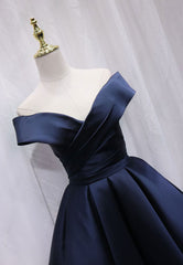Party Dress Size 29, A-Line Satin Off the Shoulder Short Prom Dress, Mini Evening Party Dress