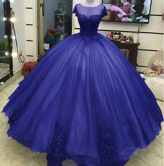 Party Dresses For 29 Year Olds, Ball Gown Princess Prom Dresses, Lace Appliqued Victorian Formal Gowns For Masquerade Ball