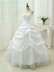 Wedding Dress Shops, Gorgeous Sweetheart Beaded Ball Gowns Lace-Up Wedding Dresses