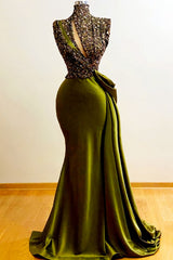 Evening Dresses And Gowns, Green Prom Dresses Cheap | Evening dresses long