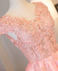 Prom Dress Affordable, Custom Made V Neck Lace Long Prom Dress, Lace Evening Dress