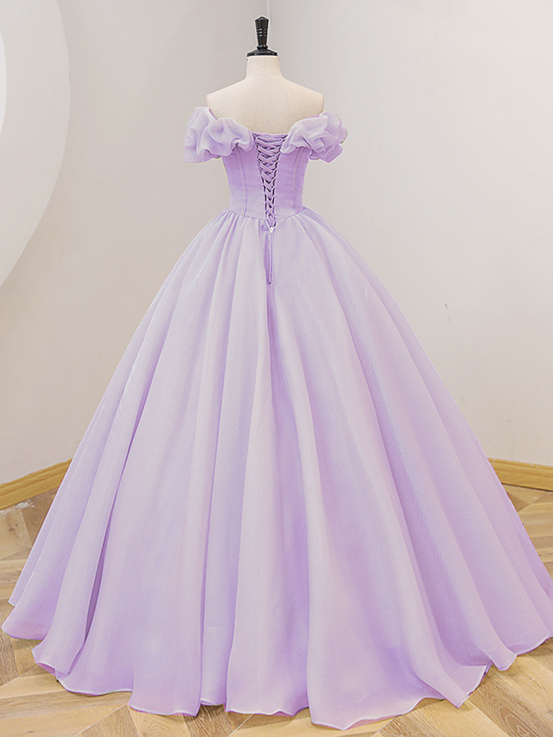 Bridesmaids Dress Affordable, Purple A-Line Off Shoulder Long Prom Dresses, Purple Sweet 16 Dress