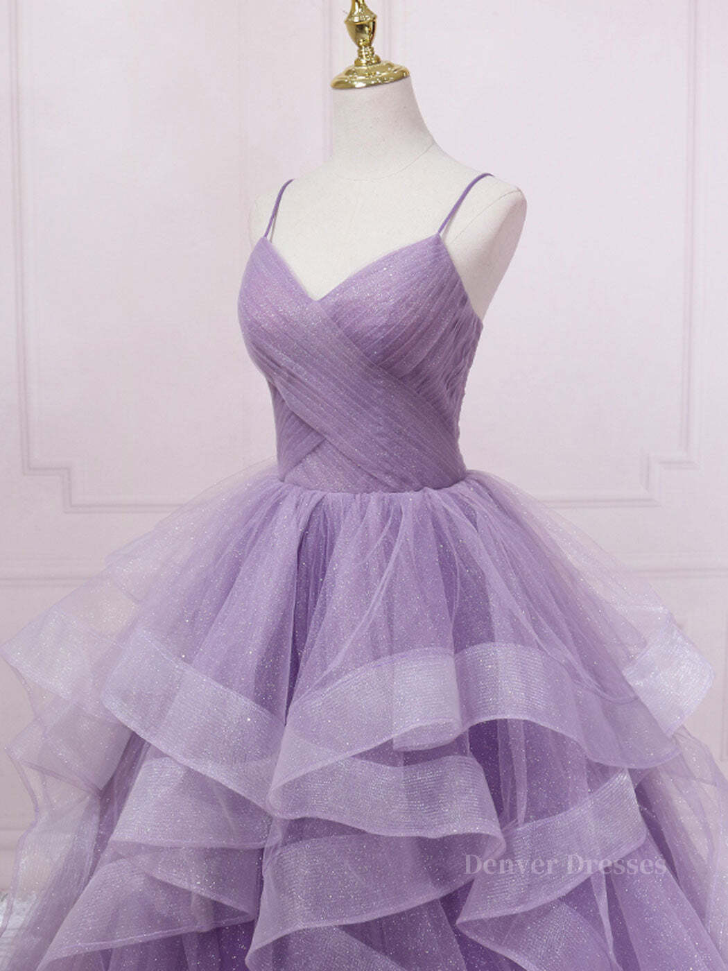 Prom Dresses With Short, Purple sweetheart neck tulle long prom dress purple tulle forma gown