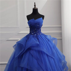 Homecomeing Dresses Vintage, Royal Blue Lace Prom Dresses, Royal Blue Lace Formal Graduation Dresses