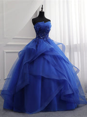 Homecoming Dress Vintage, Royal Blue Lace Prom Dresses, Royal Blue Lace Formal Graduation Dresses