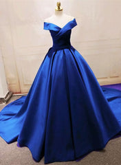 Bridesmaid Dresses Pink, Royal Blue Party Dress, Prom Dress , Long Formal Gowns