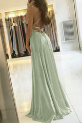 Prom Dress For Teens, sage green prom dress