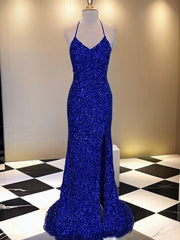 Party Dress Reception Wedding, Sheath V-neck Sequin Sweep Train Velvet Sequins Dress