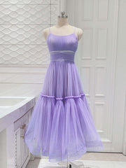 Prom Dresses2056, Simple purple short prom dress, purple homecoming dress