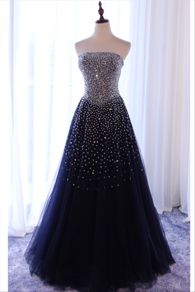 Bridesmaid Dress Uk, Sparkle Sequins A-line Party Dress , Handmade Formal Gowns