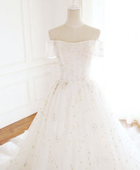 Bridesmaid Dress Designs, Unique Tulle Lace Long Prom Dress Tulle Lace Evening Dress